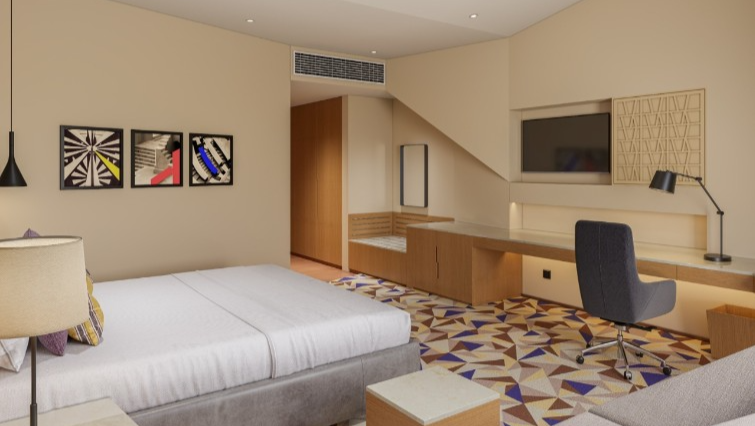 Deluxe Room City View Twin Bed