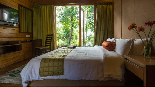 Wooden Cottage Room