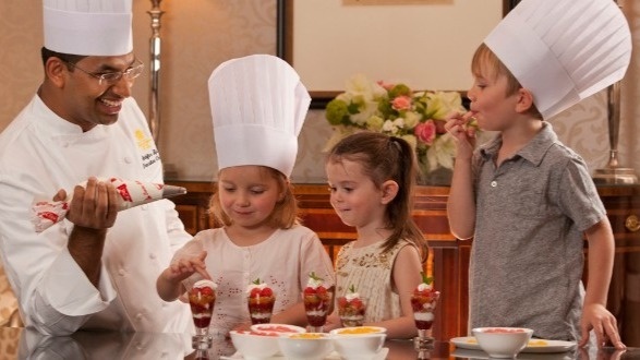 Kids at taj