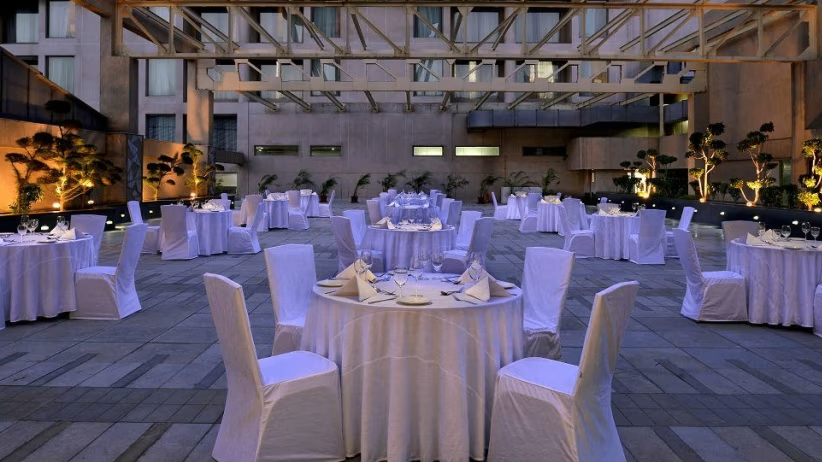 Purple Courtyard