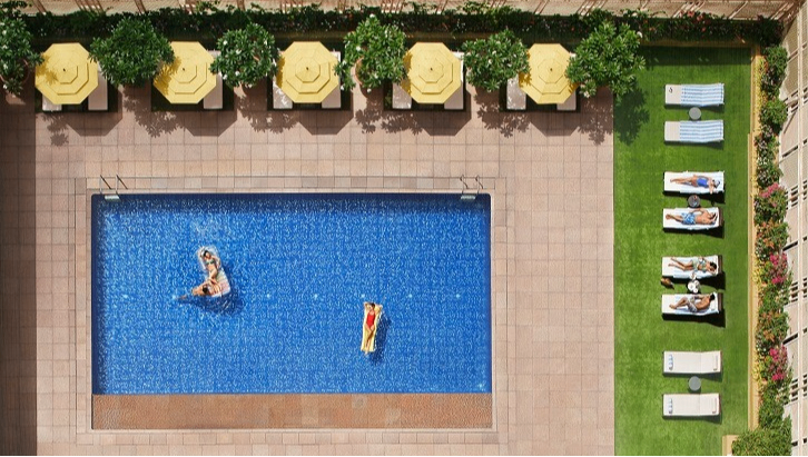 Terrace Garden, Located at Pool Level