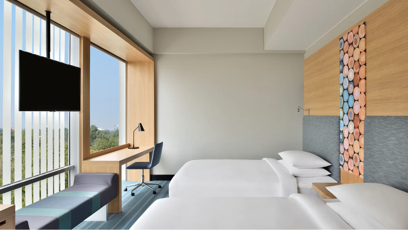 ALOFT ROOM, GUEST ROOM, 2 TWIN