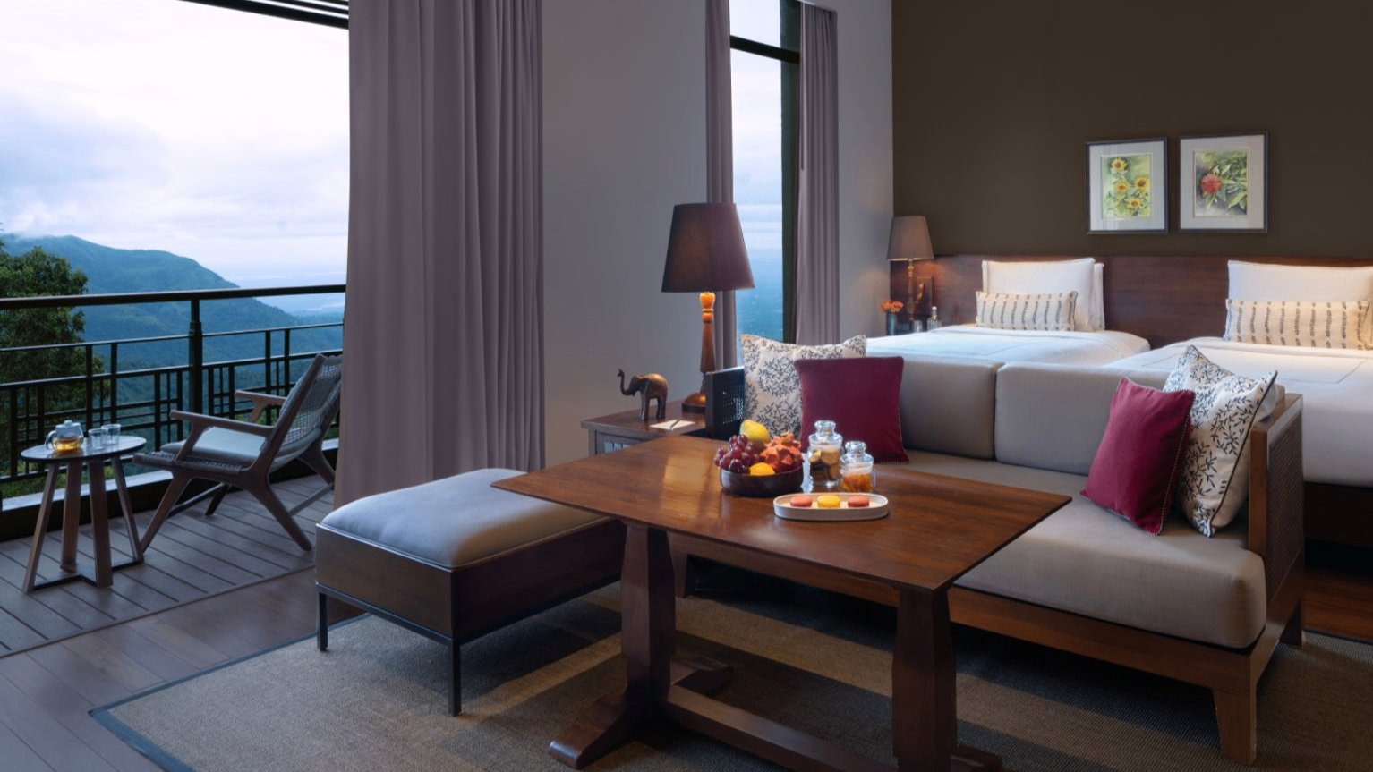 LUXURY ROOM VALLEY VIEW TWIN BED