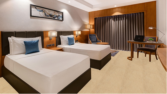 Deluxe Twin Rooms With Temple View