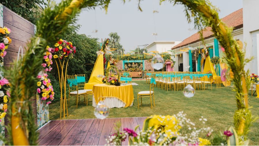 Dhyana (Attached to a lawn)